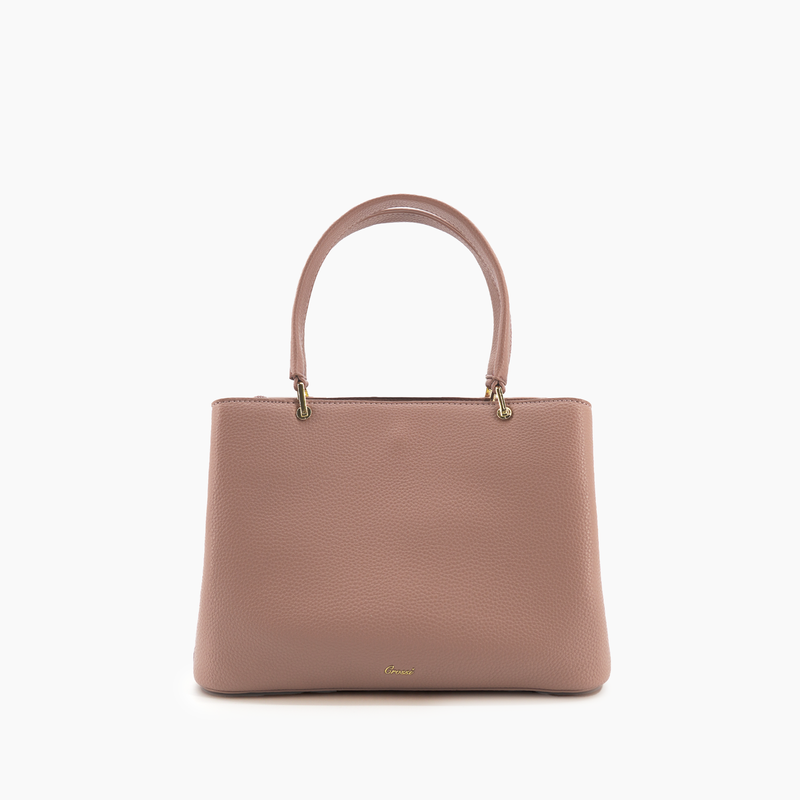 Jesse Fall Bow Vegan Crossbody Bag: Mauve