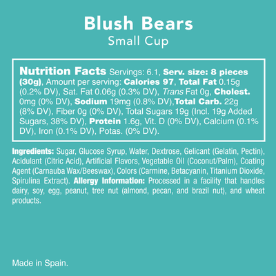 Blush Bears Fruit Gummies Candy