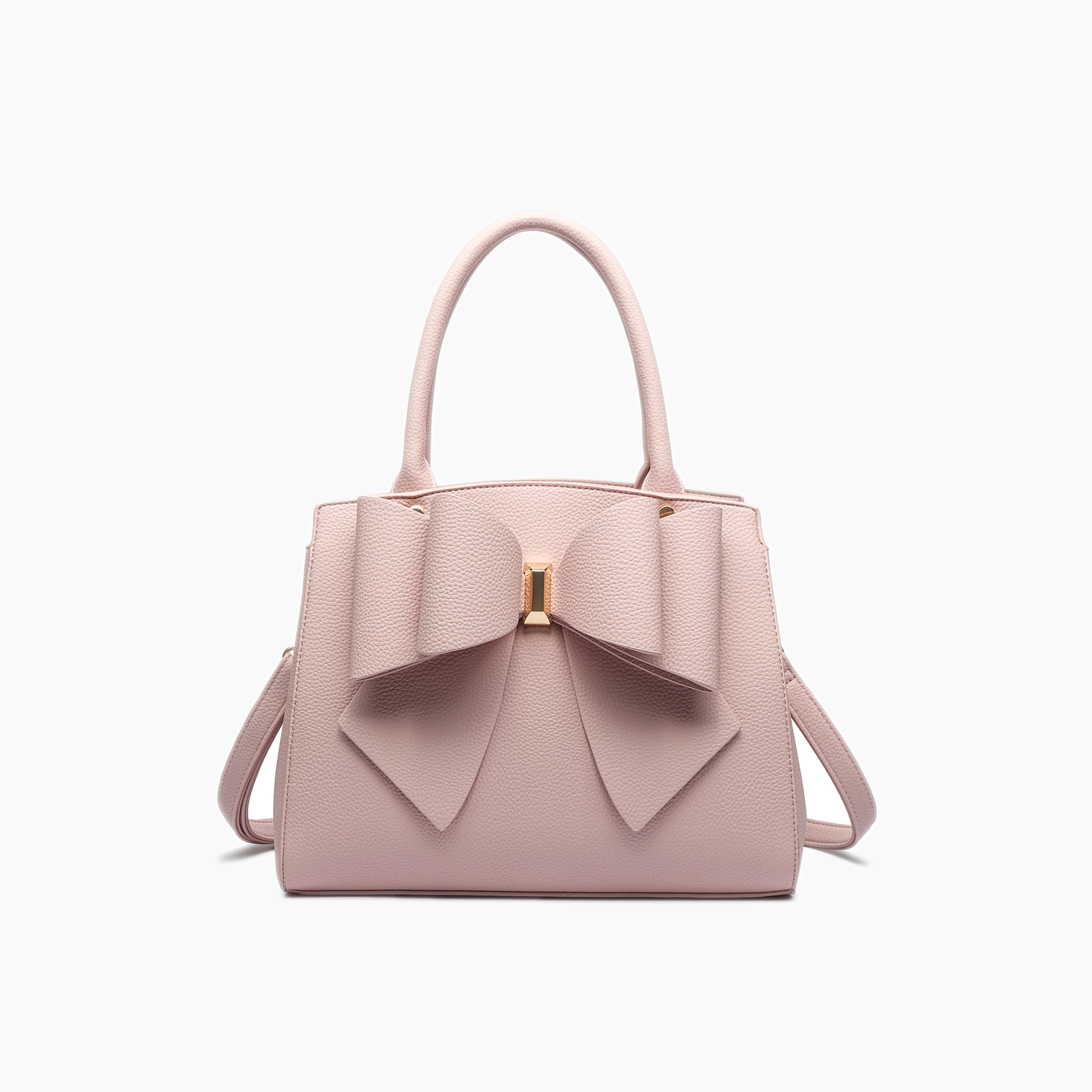 Park Blush Double Bowtie Top Handle Satchel