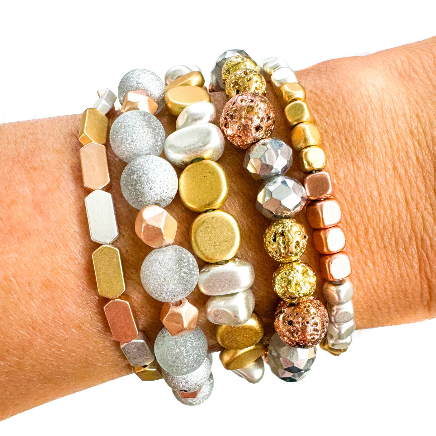 Mixing It Up  Bracelet Stack