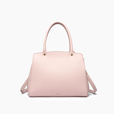 Poppy Pink Bowtie Top Handle Satchel Bag