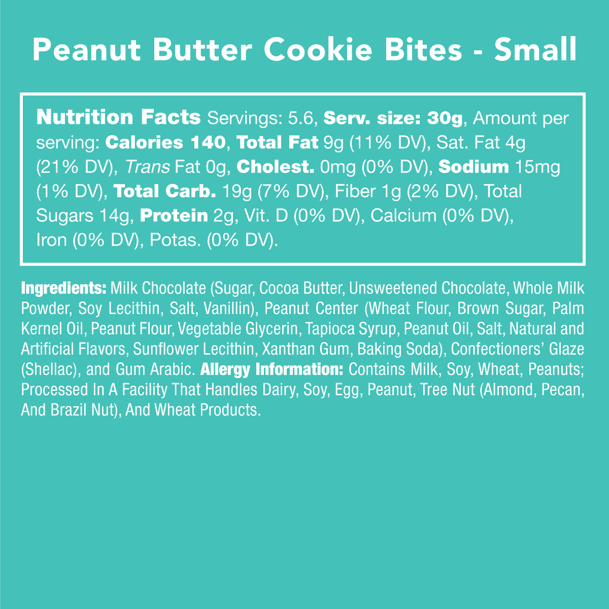 Peanut Butter Cookie Bites Candy