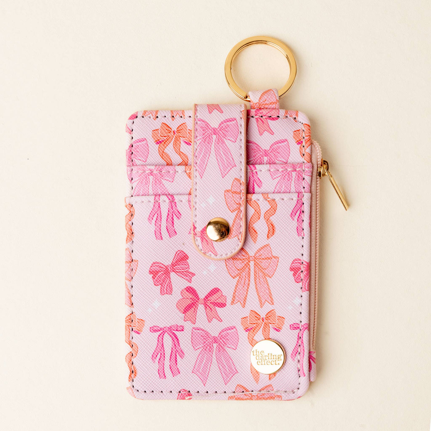 Blushing Bows Keychain Wallet