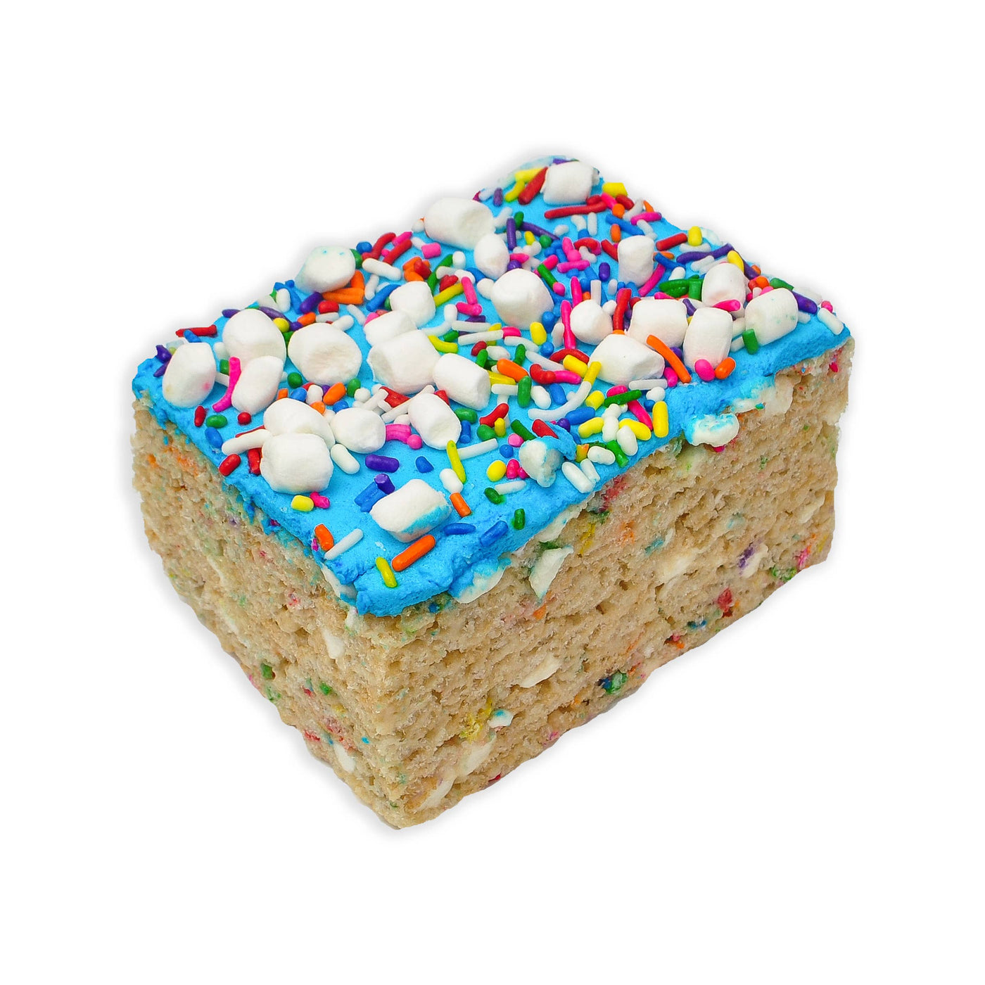 Jumbo Birthday Cake Rice Krispie Treat