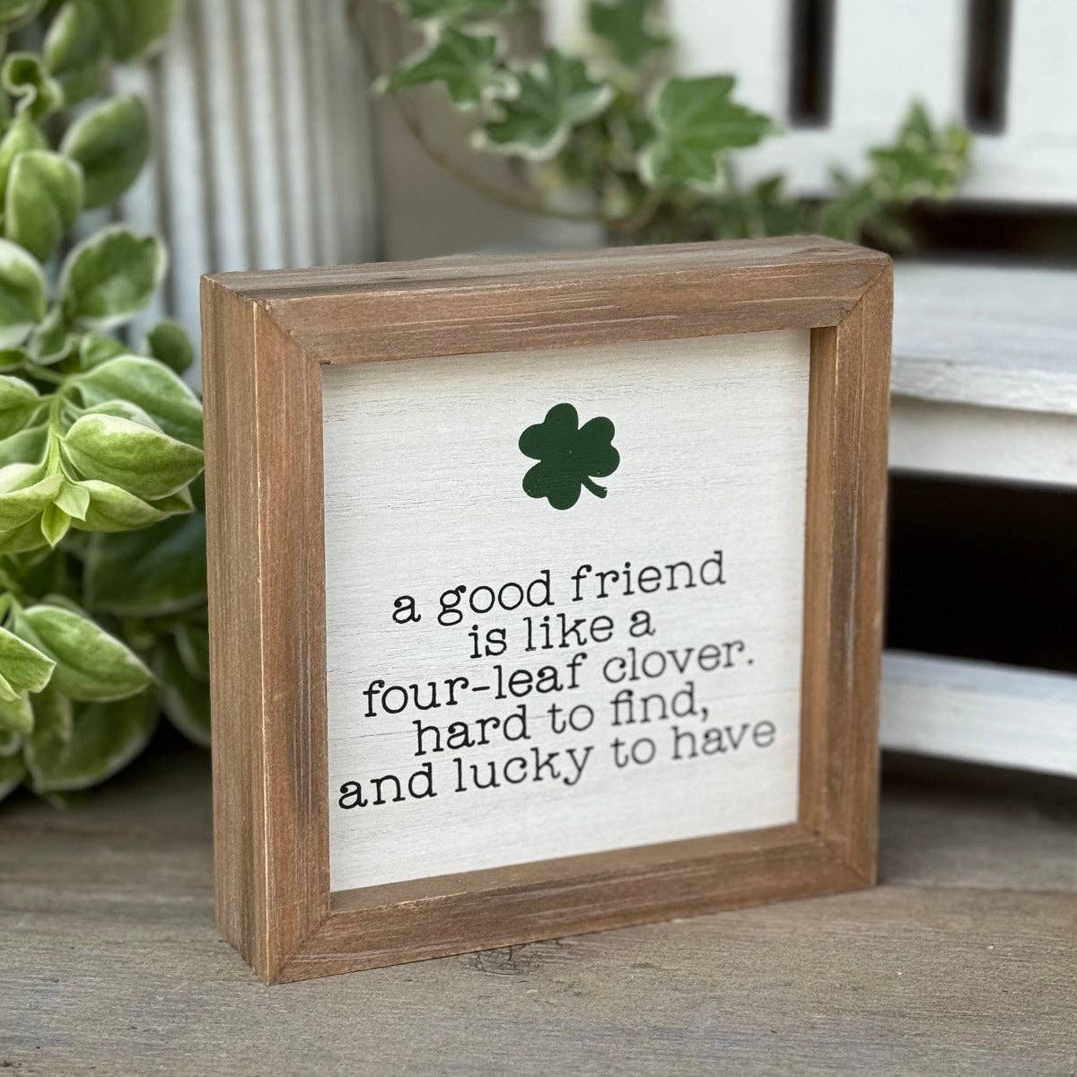 Four-Leaf Clover St. Patrick's Day Frame