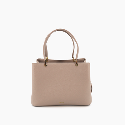 Jesse Fall Bow Vegan Crossbody Bag: Beige