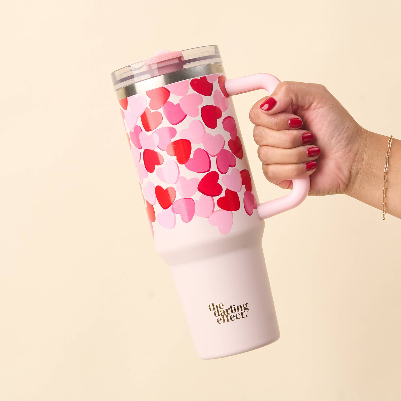 Blushing Hearts 40 oz Tumbler