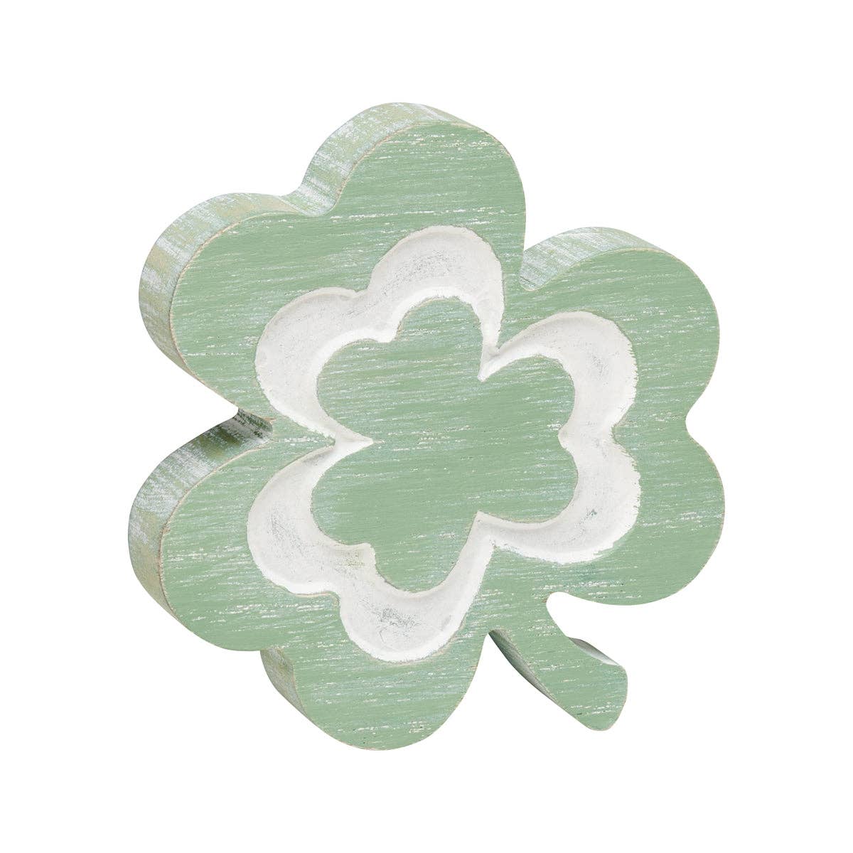 Green Carved St. Patrick's Day Shamrock