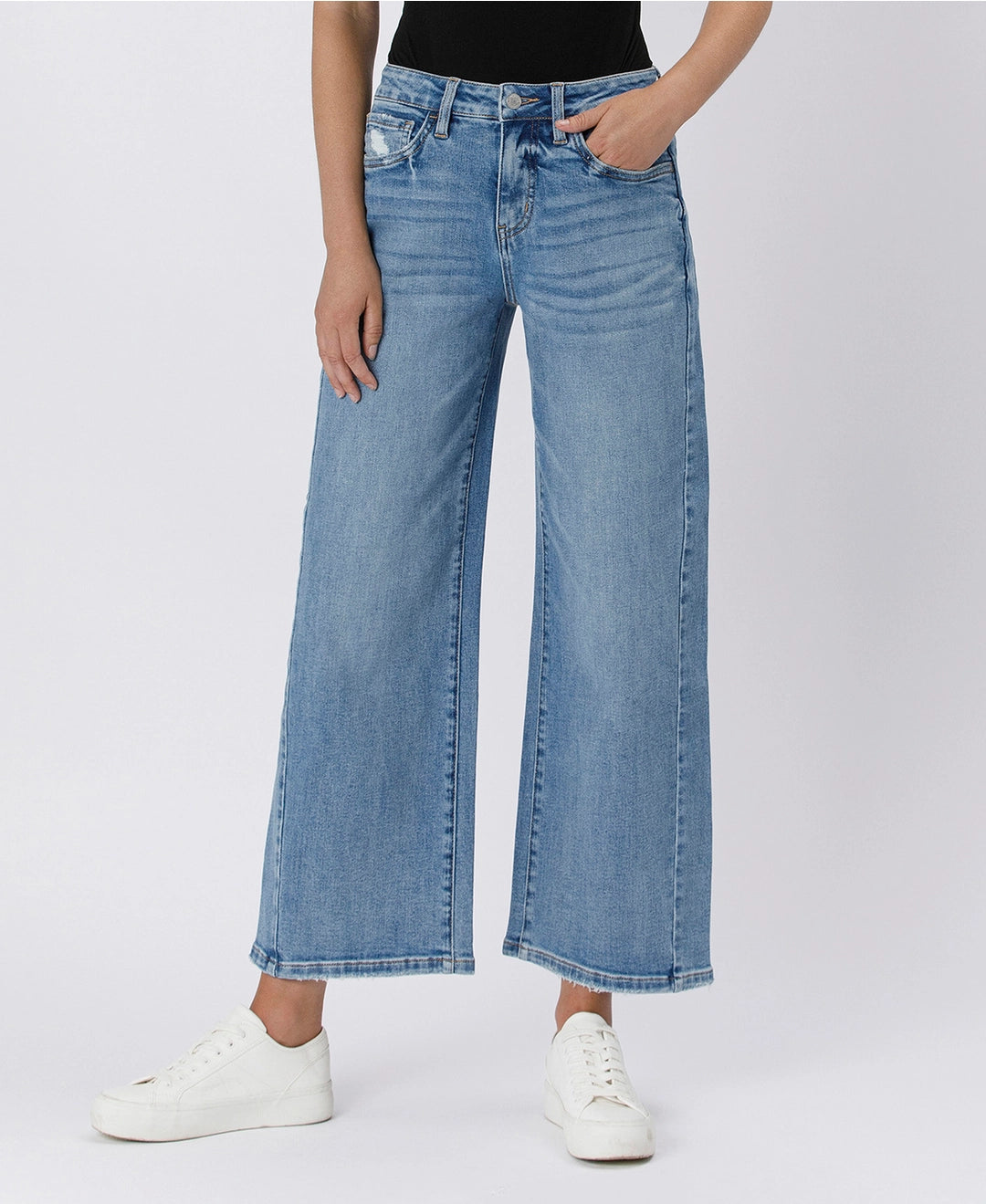 Influence Me High Rise Baggy Wide Jeans