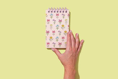 Wildflowers Spiral Top Notebook: Taylor Elliott Designs