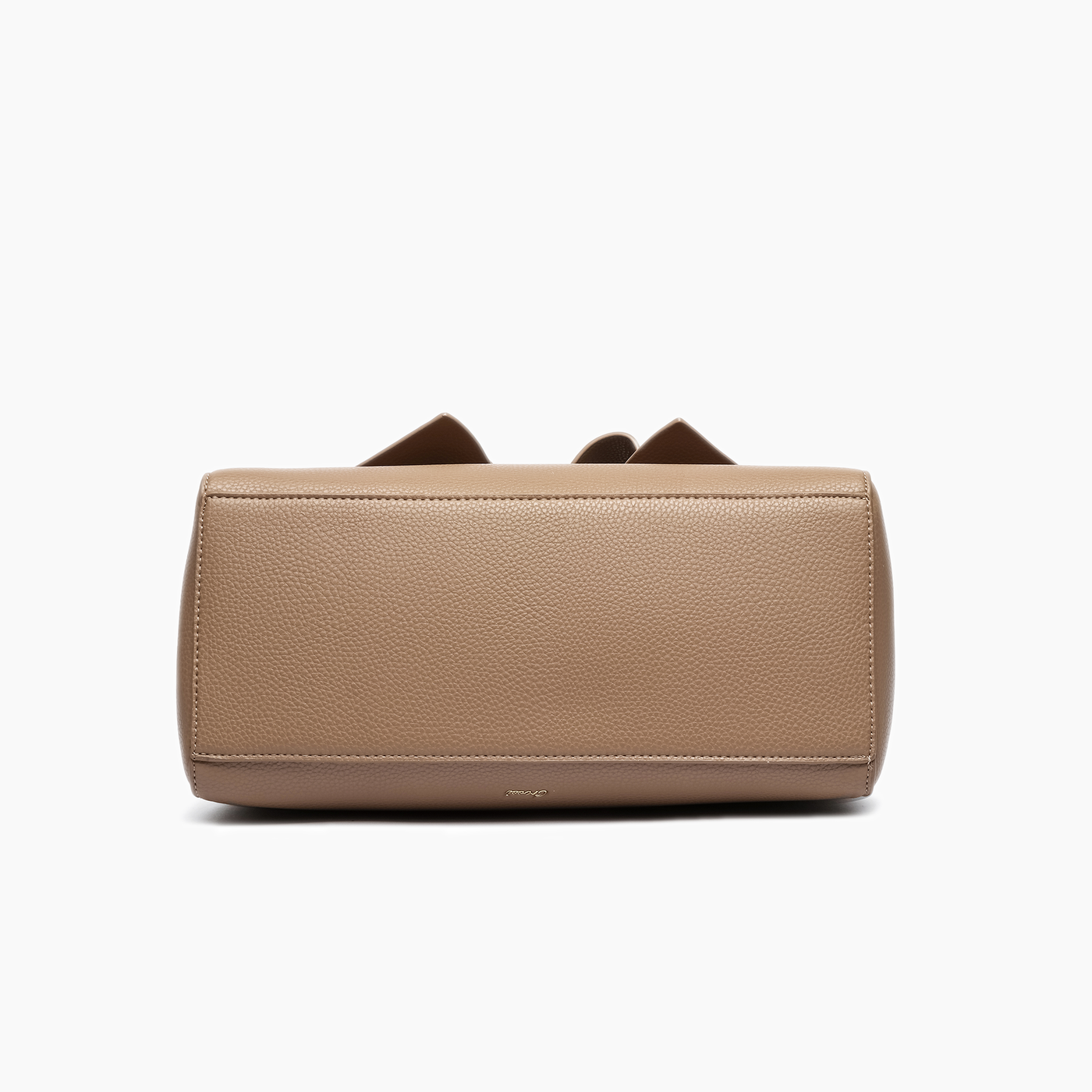 Park Double Bowtie Top Handle Satchel: Camel