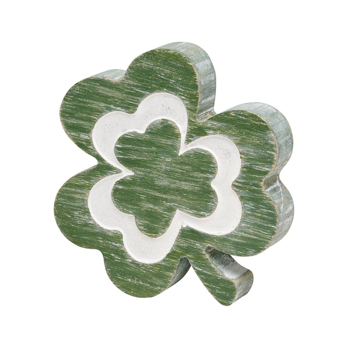 Dark Green Carved St. Patrick's Day Shamrock