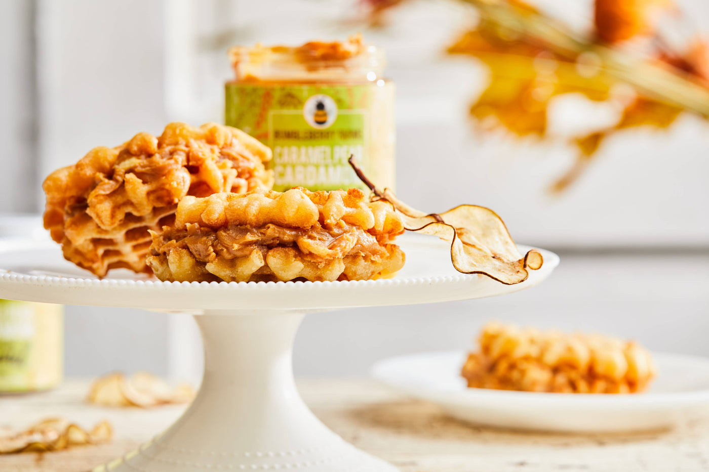 SEASONAL Caramel Pear Cardamom Honey Cream Spread