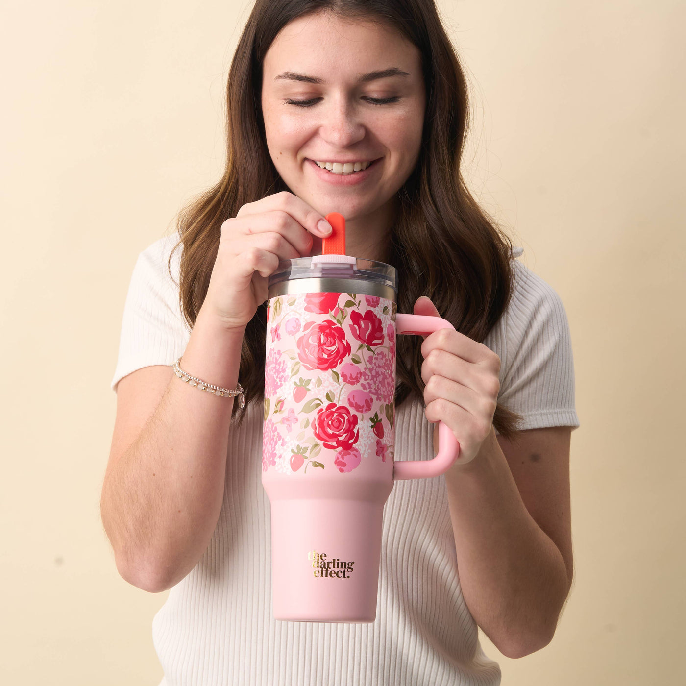 Rose Garden 40 oz  Tumbler