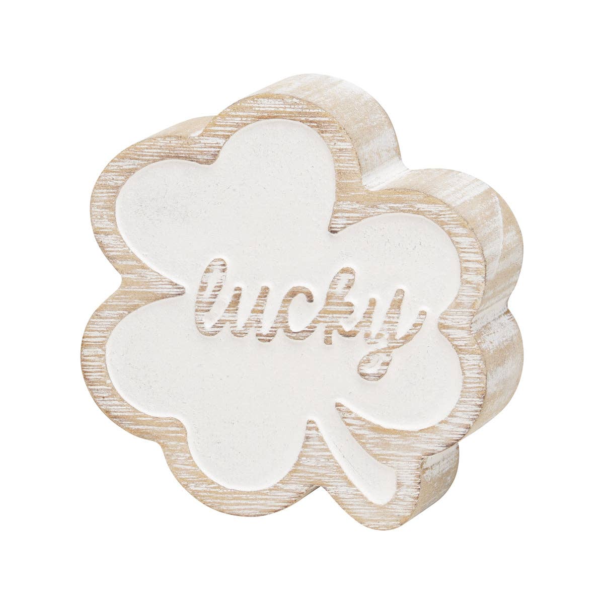 Lucky Carved St. Patrick's Day Shamrock