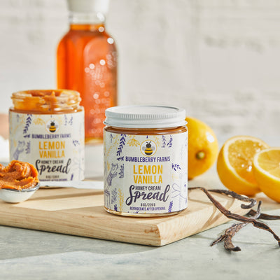 Lemon Vanilla Honey Cream Spread