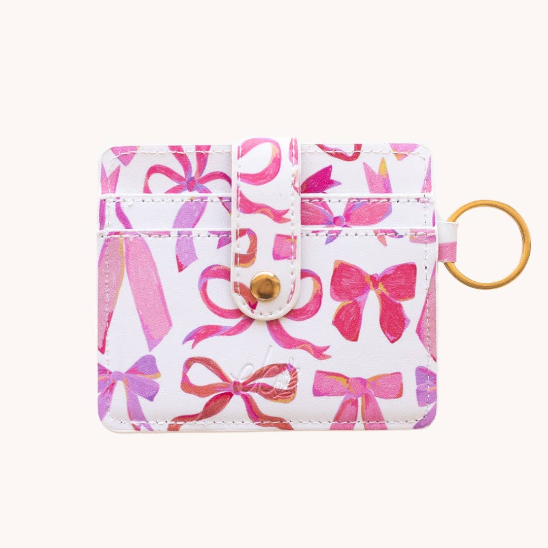 Pink Bows Wallet: Elyse Breanne Designs