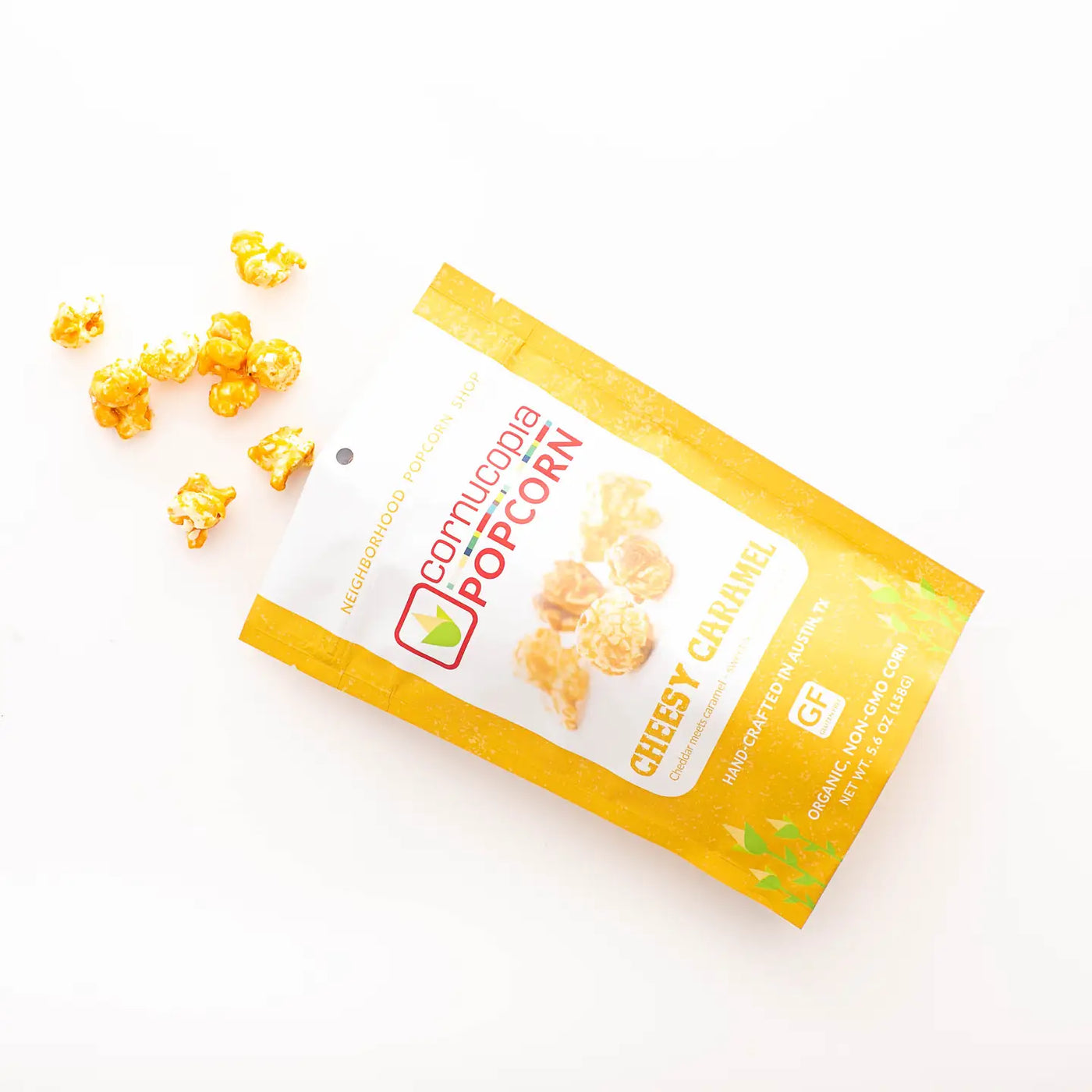 Cheesy Caramel Popcorn (Gluten Free)