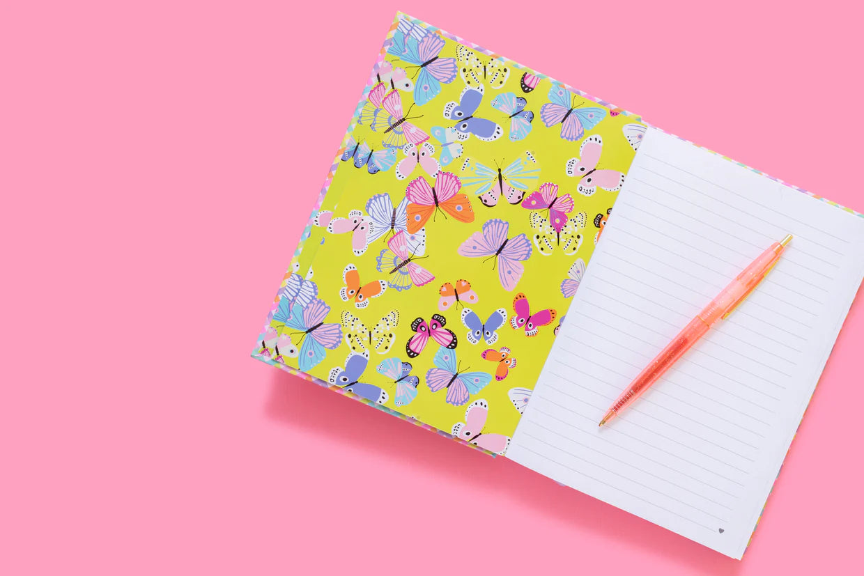 Colorful Gingham Notebook: Taylor Elliott Designs