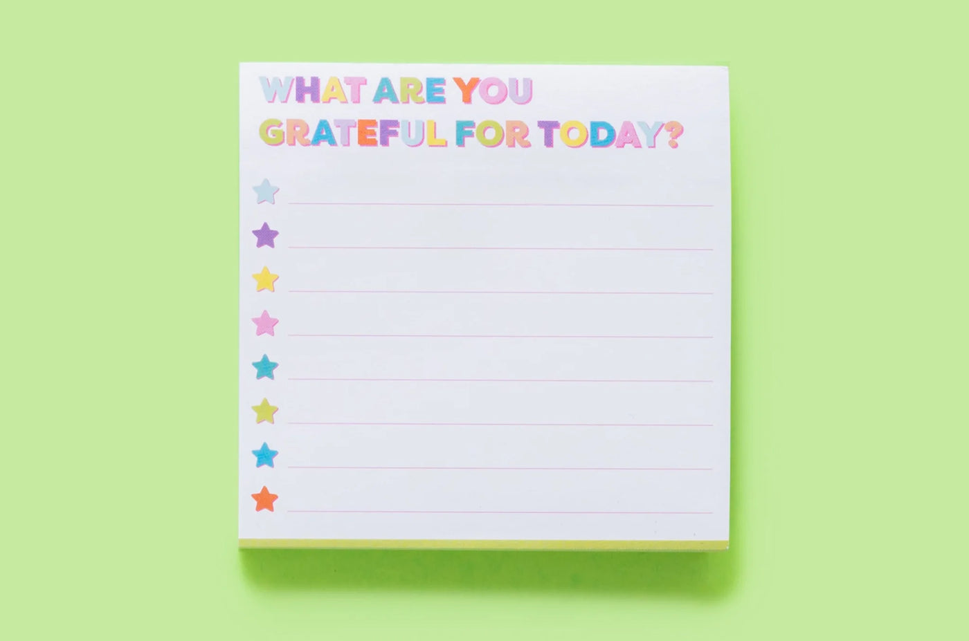Gratitude Sticky Reminder Pad: Taylor Elliott Designs