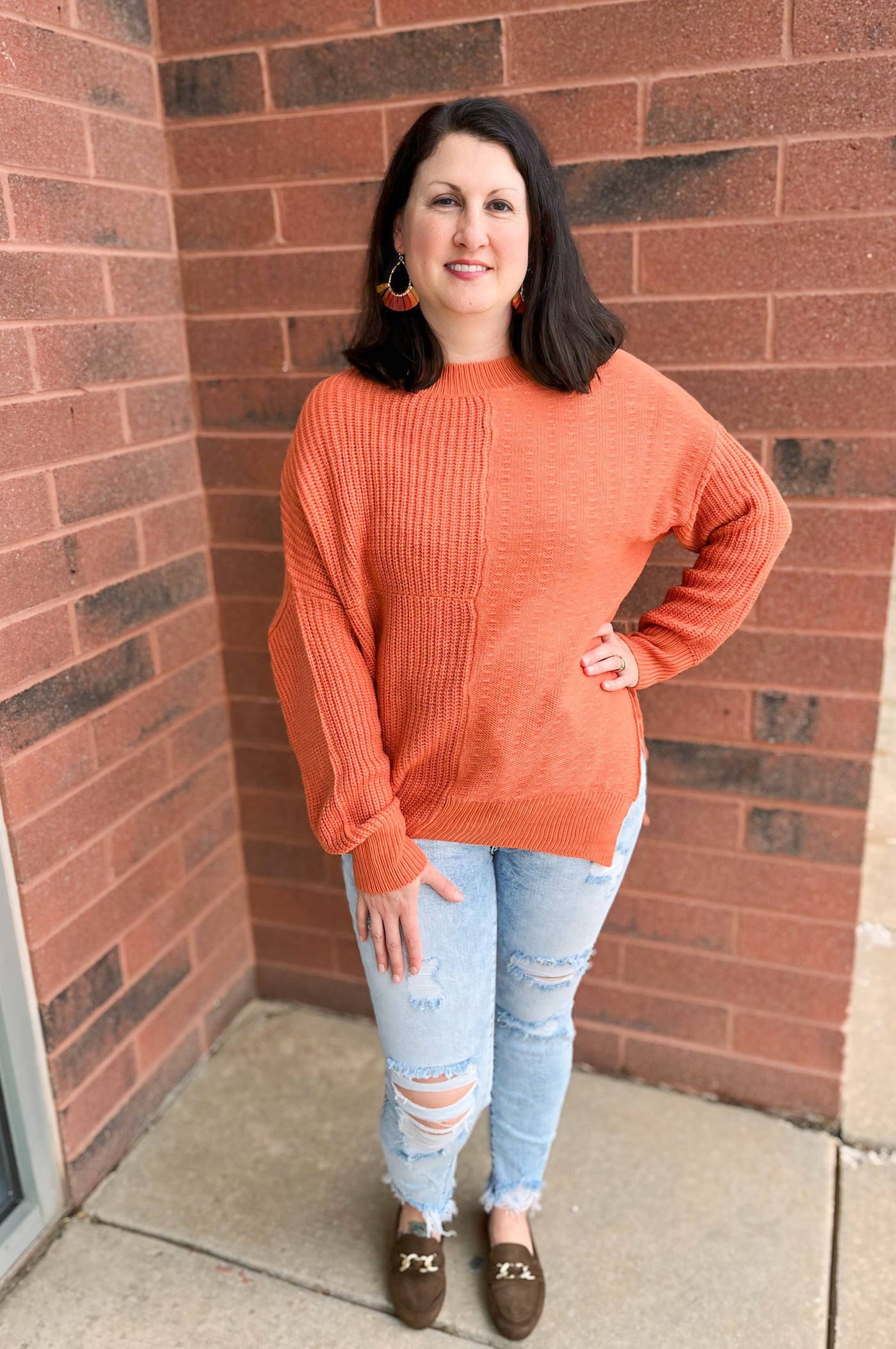 Be Unique Rust Sweater