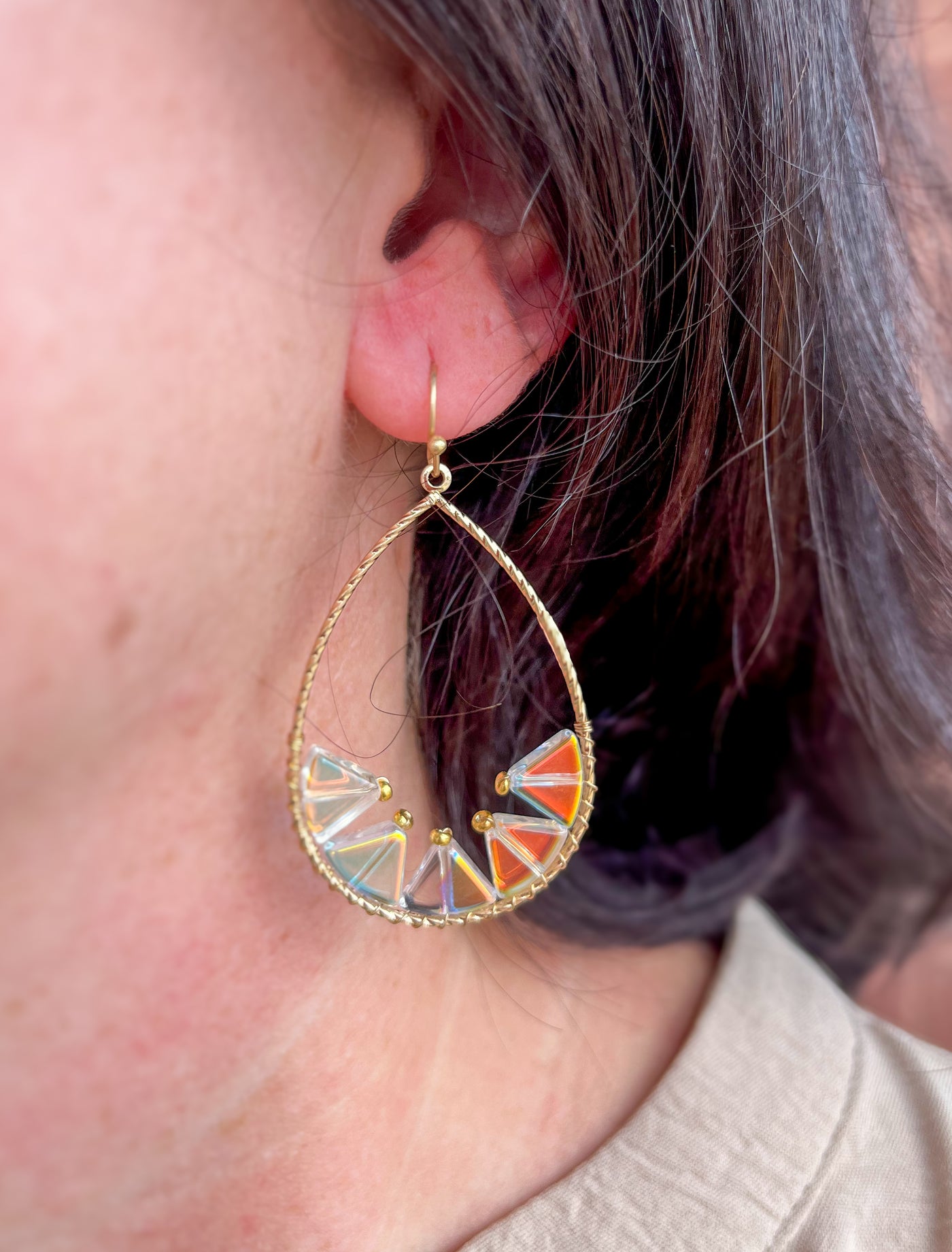 See The Beauty Iridescent Earrings