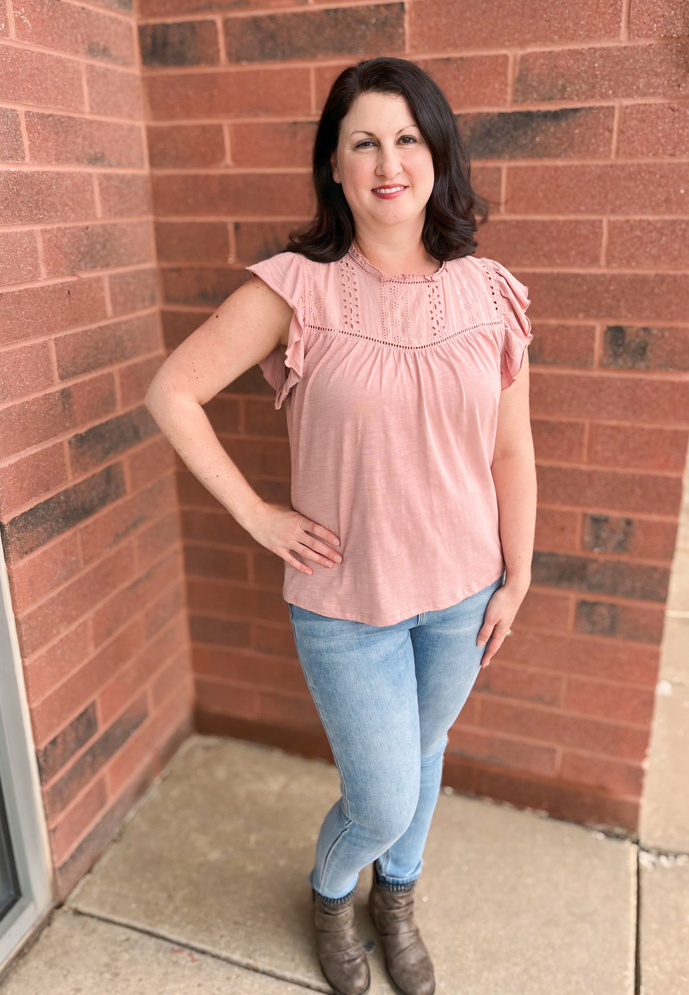 It's All In The Details Rose Top