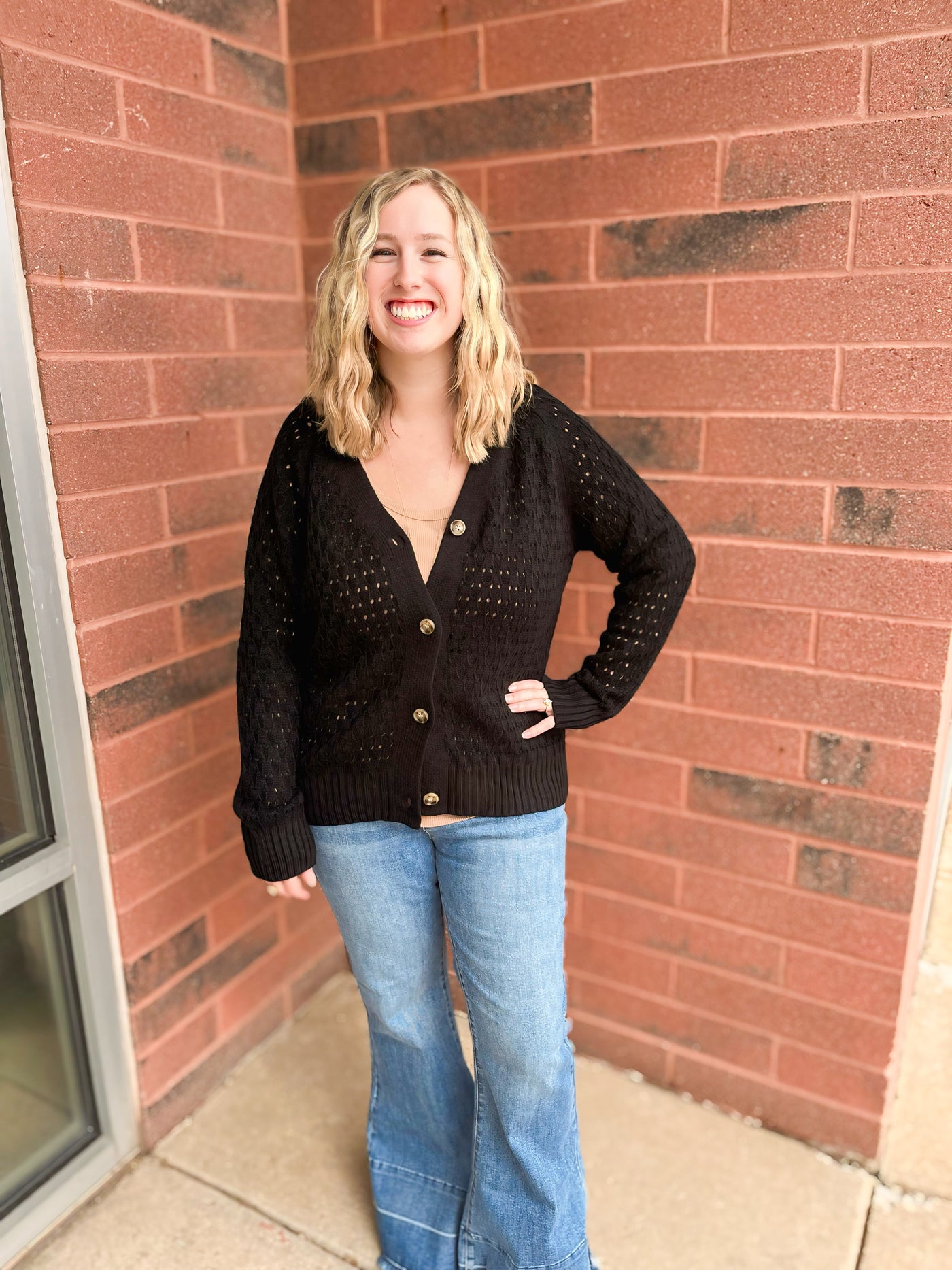 Layering Queen Black Cardigan