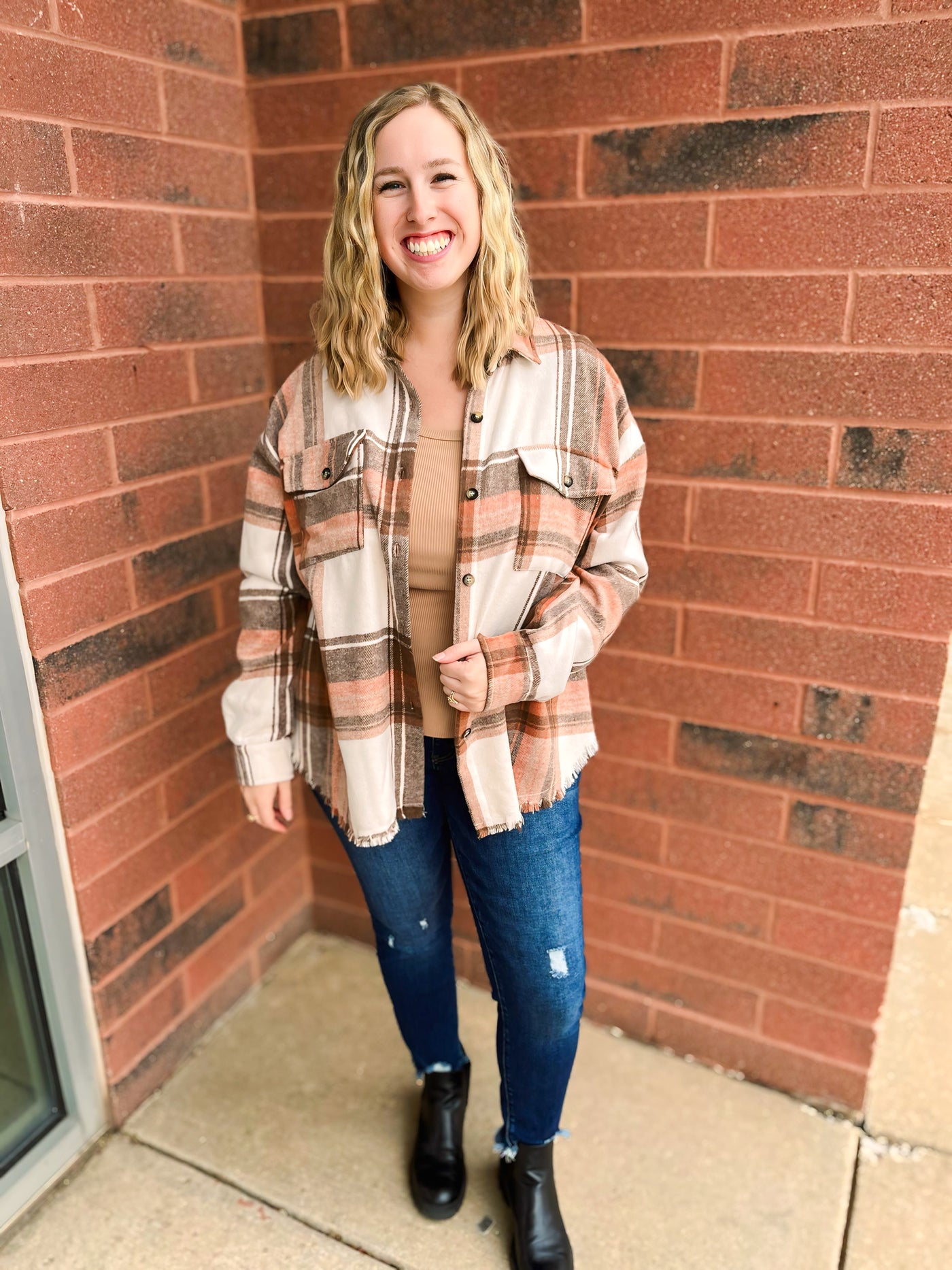 Pretty In Plaid Shacket