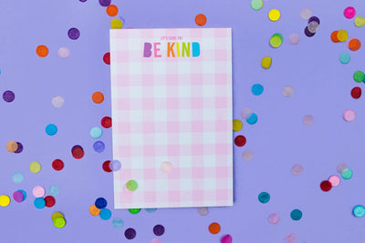 It's Cool To Be Kind Notepad: Taylor Elliott Designs