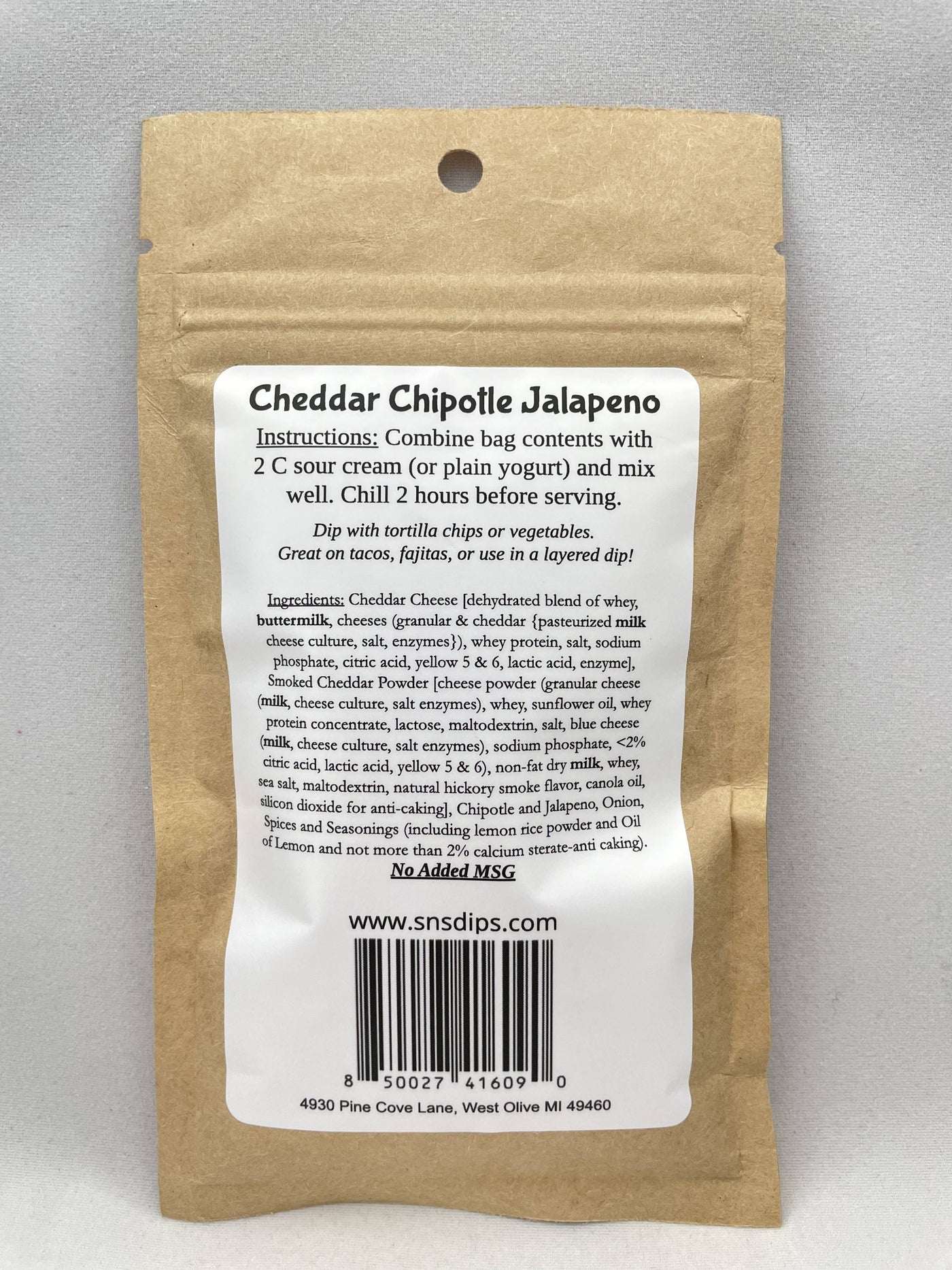 Cheddar Chipotle Jalapeno Dip