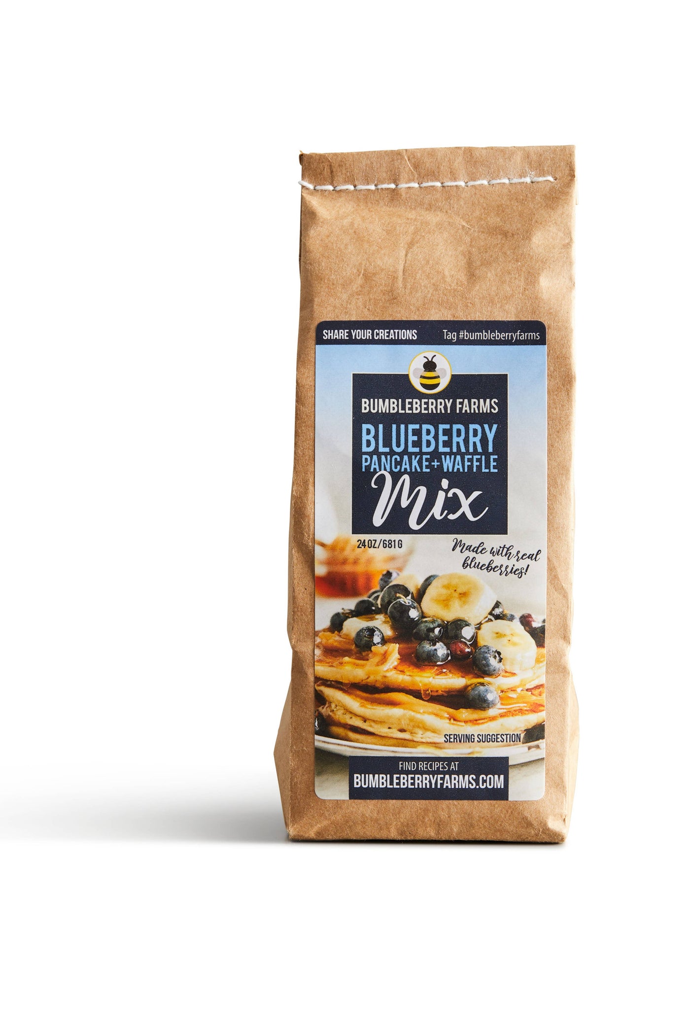 Blueberry Pancake + Waffle Mix