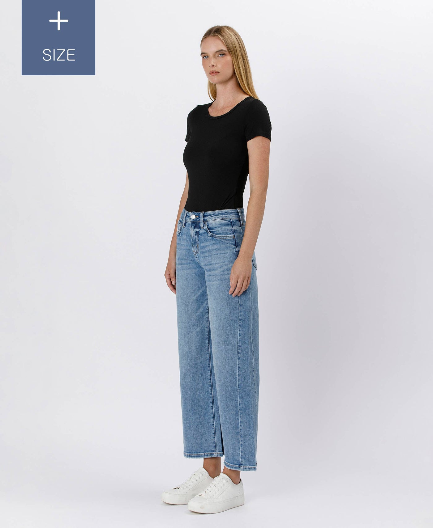 Influence Me High Rise Baggy Wide Jeans