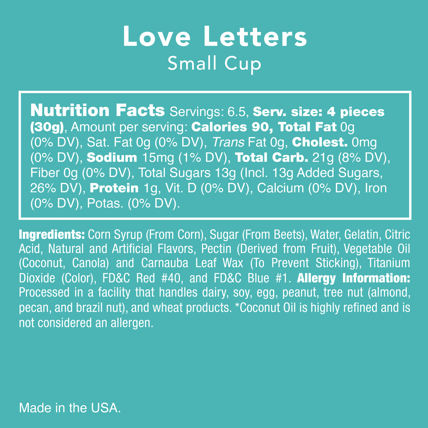 Gummy Love Letters