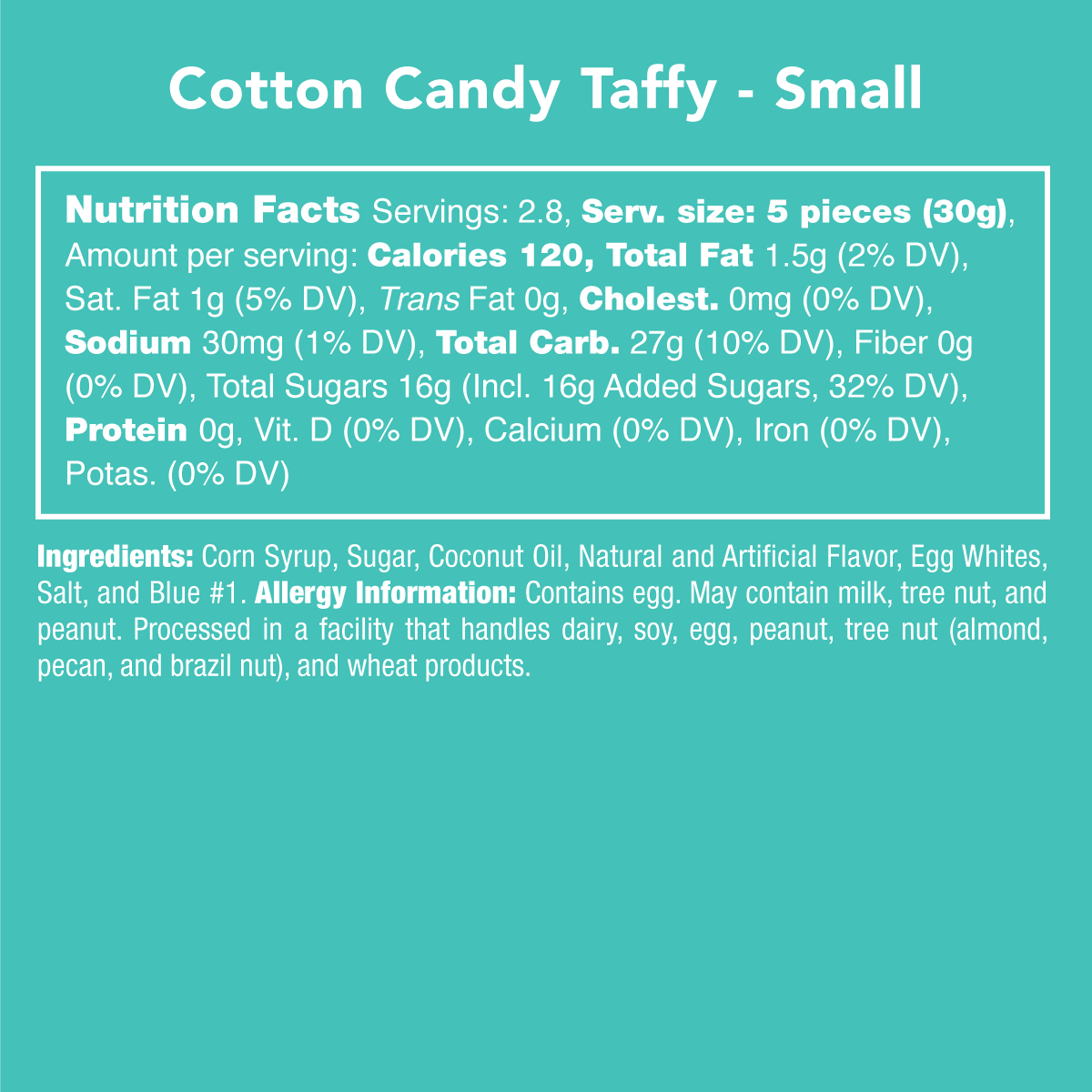 Cotton Candy Taffy Candies