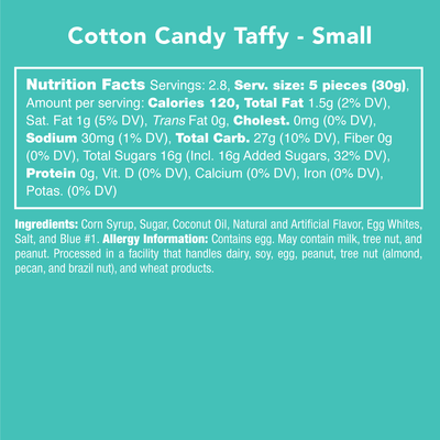 Cotton Candy Taffy Candies