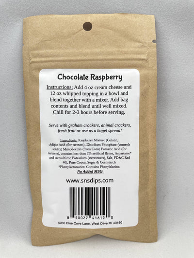 Chocolate Raspberry Dip Mix