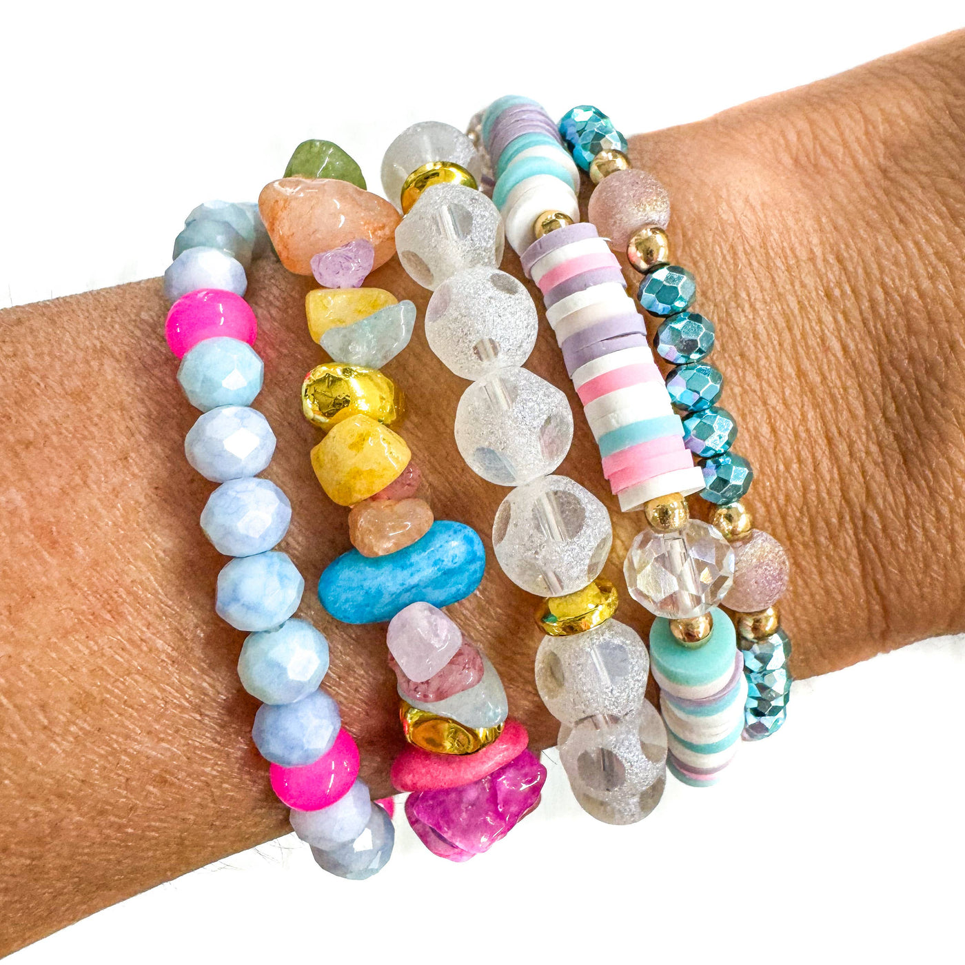 Pretty in Pastel Bracelet Stack