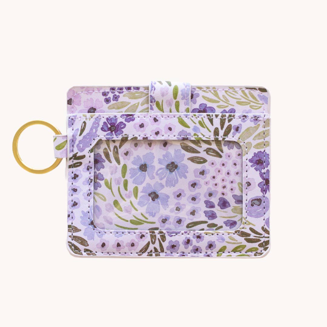 Lilac Floral Wallet: Elyse Breanne Designs