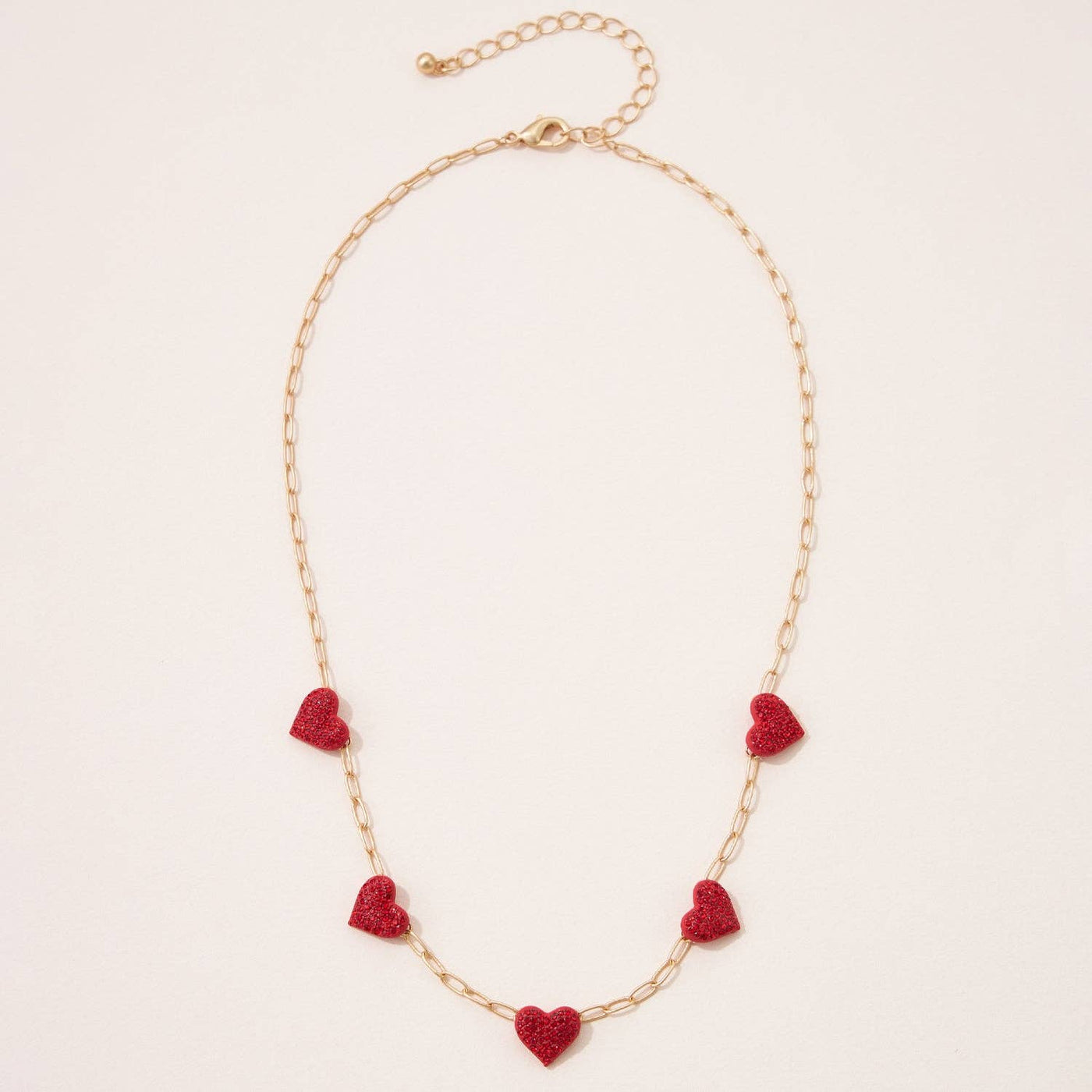 All My Heart Red Necklace