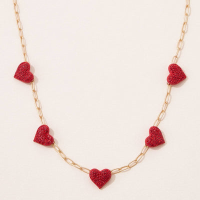 All My Heart Pink Necklace