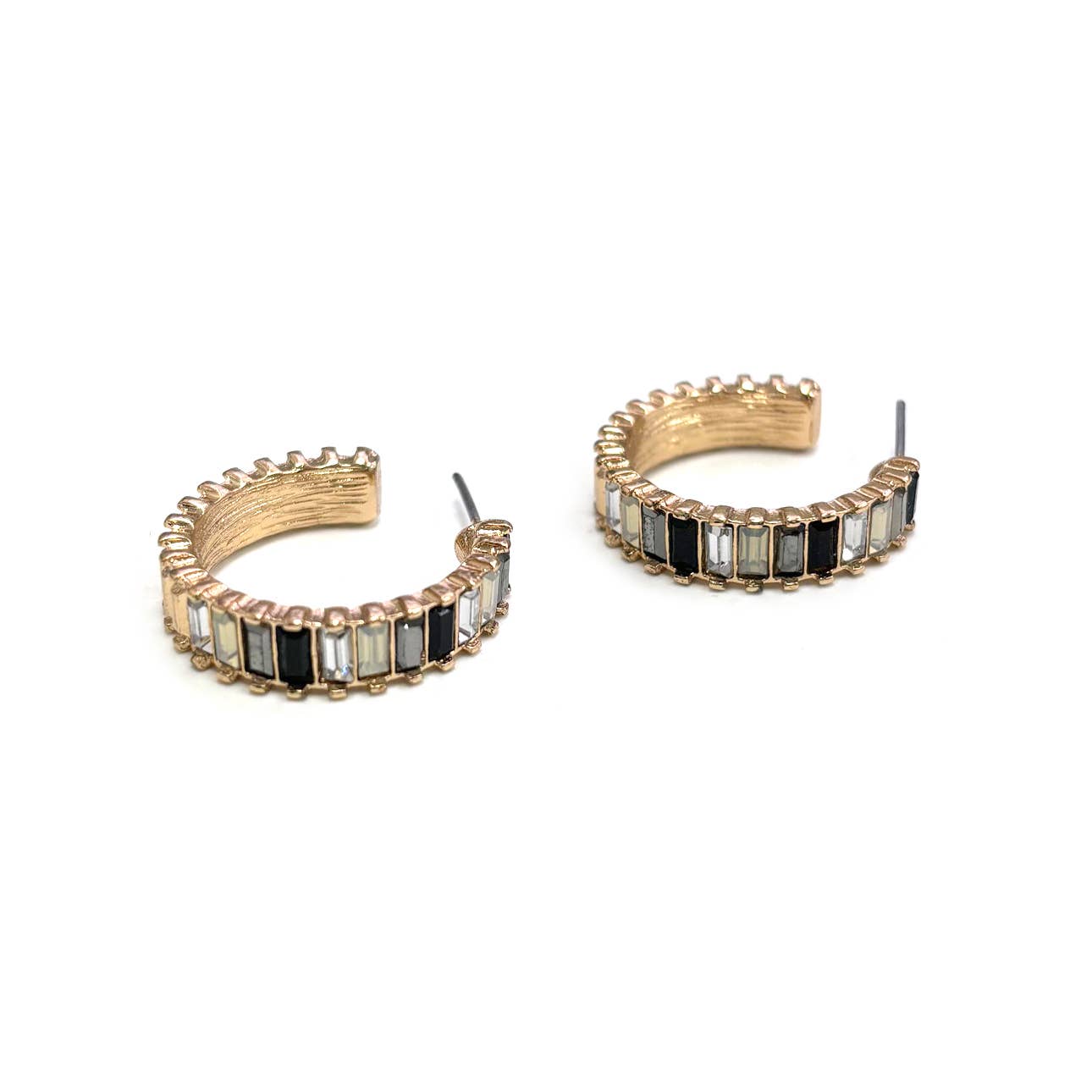 Jewel Princess Hoop Earrings