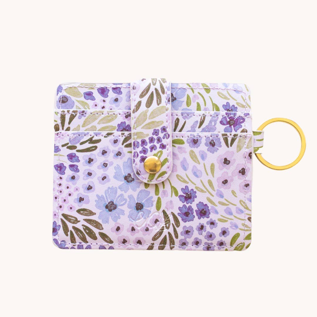 Lilac Floral Wallet: Elyse Breanne Designs