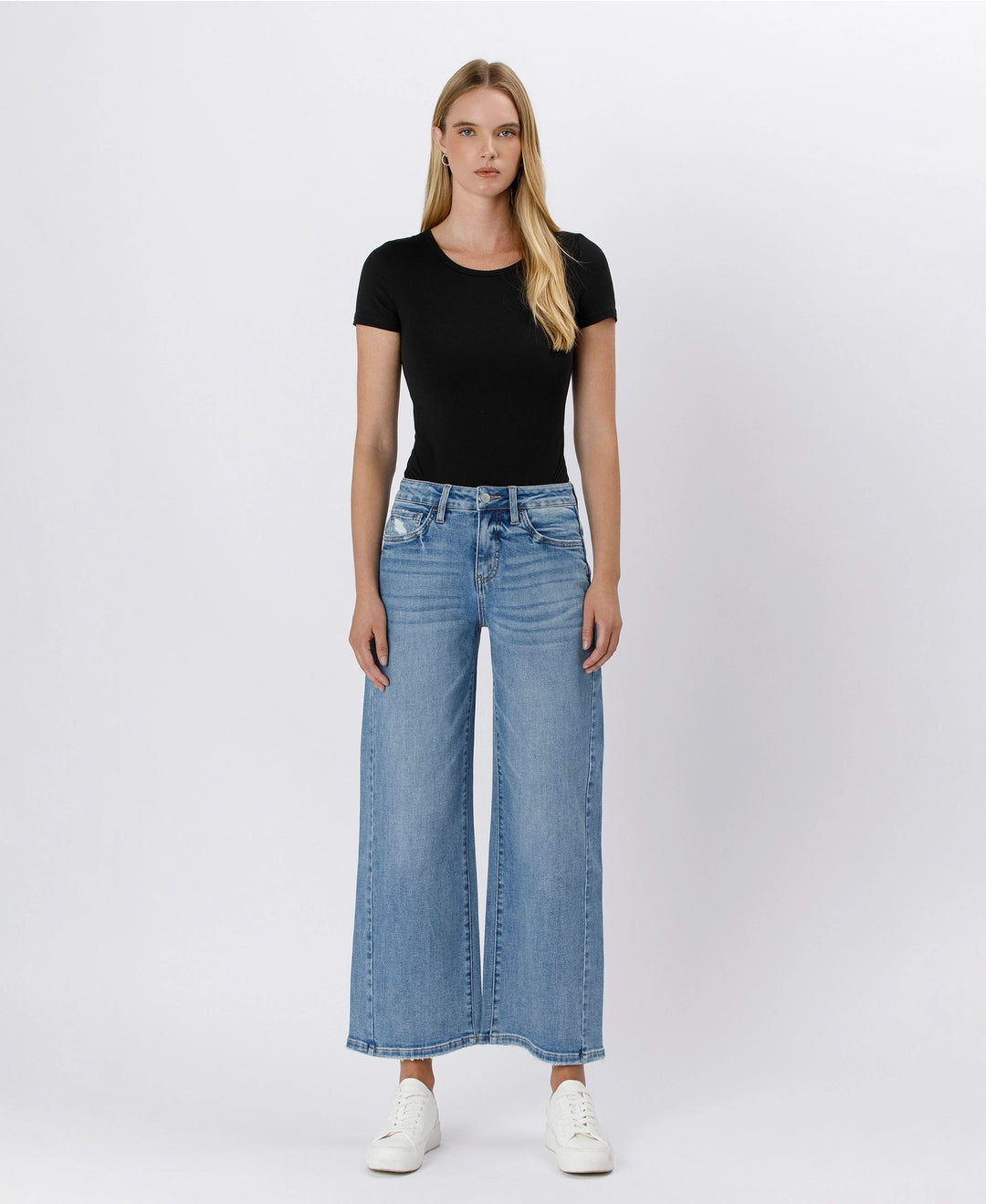 Influence Me High Rise Baggy Wide Jeans