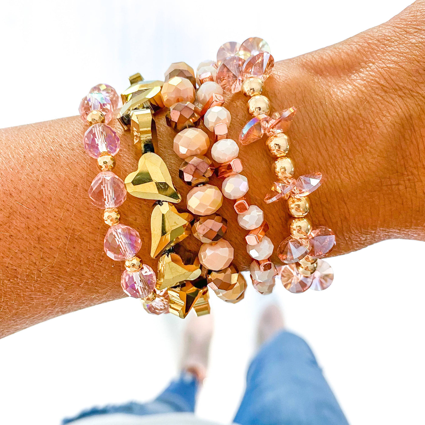 Things Are Peachy Keen Bracelet Stack